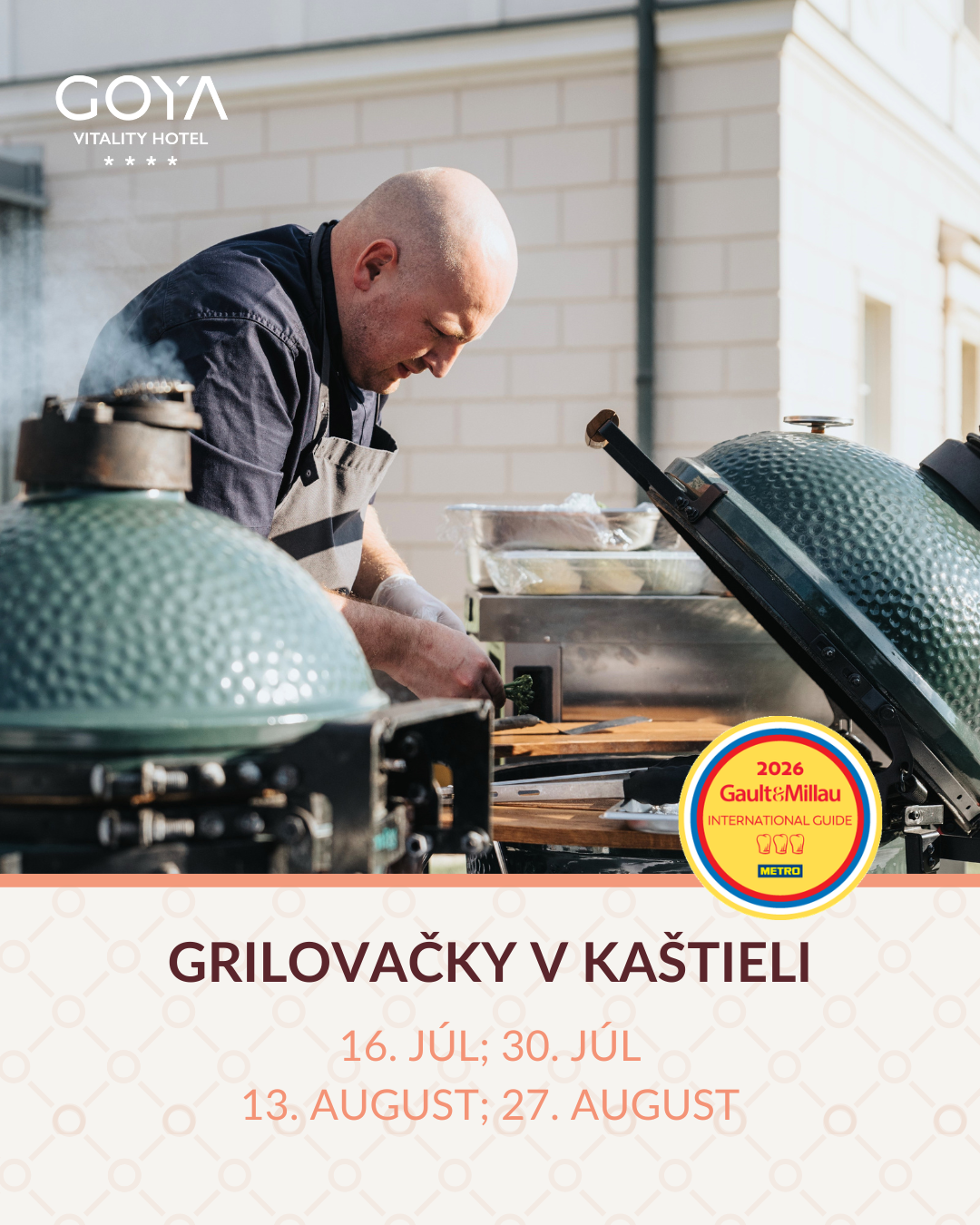 Letné grilovačky v kaštieli